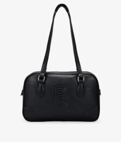 Bosanova Sacs Porté Épaule | Petits Sacs | Sac bandoulière noir à anses tubulaires