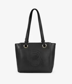 Bosanova Sacs Shopper | Sacs Porté Épaule | Sac bandoulière noir à trois compartiments