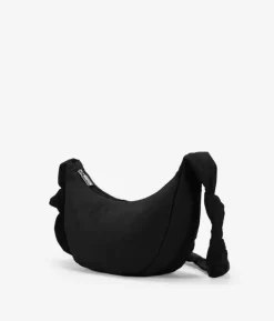 Bosanova Petits Sacs | Sacs À Bandoulière | Sac bandoulière noir arrondi avec fermeture éclair