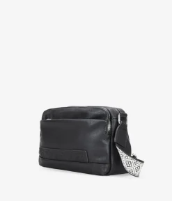 Bosanova Sacs À Bandoulière | Petits Sacs | Sac bandoulière noir avec poignée ethnique