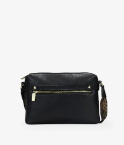 Bosanova Sacs À Bandoulière | Petits Sacs | Sac bandoulière noir avec poignée ethnique