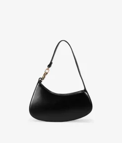 Bosanova Petits Sacs | Sacs Porté Épaule | Sac bandoulière noir avec anneaux en métal