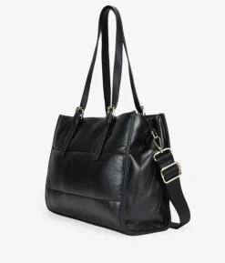 Bosanova Sacs Shopper | Sacs Porté Épaule | Sac bandoulière noir matelassé