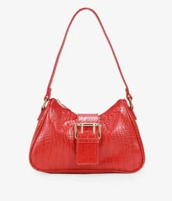 Bosanova Sacs Porté Épaule | Petits Sacs | Sac bandoulière rouge à rabat