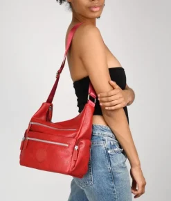 Bosanova Sacs À Bandoulière | Sac bandoulière rouge avec fermetures éclair