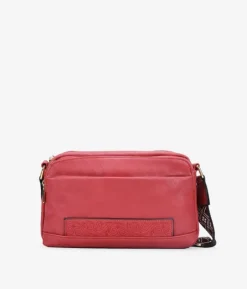 Bosanova Sacs À Bandoulière | Petits Sacs | Sac bandoulière rouge avec poignée ethnique