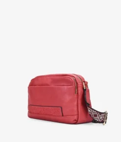 Bosanova Sacs À Bandoulière | Petits Sacs | Sac bandoulière rouge avec poignée ethnique