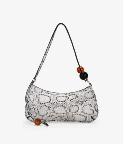 Bosanova Sacs Porté Épaule | Petits Sacs | Sac bandoulière serpent avec perles marbrées