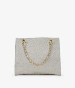 Bosanova Sacs Shopper | Sacs Porté Épaule | Sac bandoulière Stone avec anses chaîne