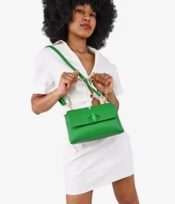 Bosanova Sacs À Bandoulière | Petits Sacs | Sac bandoulière vert à rabat