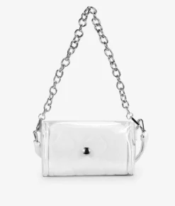 Bosanova Petits Sacs | Sacs À Bandoulière | Sac blanc transparent avec chaîne