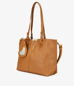 Bosanova Sacs Shopper | Sacs Porté Épaule | Sac cabas marron clair avec miroir