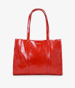 Bosanova Sacs Shopper | Sacs Porté Épaule | Sac cabas zippé rouge