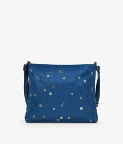 Bosanova Sacs À Bandoulière | Sac carré bleu avec broderie