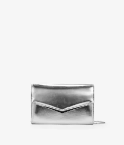 Bosanova Sac Minaudières | Petits Sacs | Sac de fête argenté à rabat