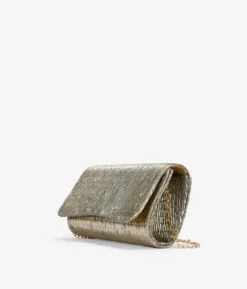 Bosanova Sac Minaudières | Petits Sacs | Sac de fête doré à rabat plissé
