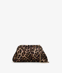 Bosanova Sac Minaudières | Sacs À Main | Sac de fête léopard avec chaîne