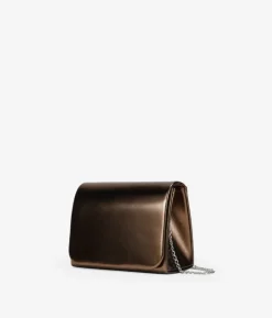 Bosanova Sac Minaudières | Petits Sacs | Sac de fête marron avec rabat