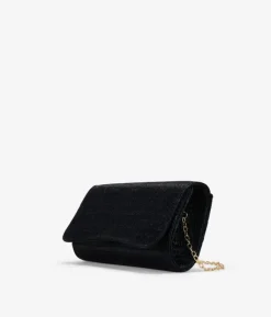Bosanova Sac Minaudières | Petits Sacs | Sac de fête noir à rabat plissé