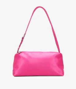 Bosanova Sac Minaudières | Sacs Porté Épaule | Sac de fête rose avec des papillons brillants