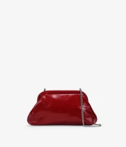 Bosanova Sacs À Main | Sac Minaudières | Sac de fête rouge avec chaîne