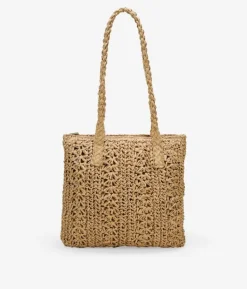 Bosanova Sacs Shopper | Sacs Raphia Et Crochet | Sac de plage en raphia grillé