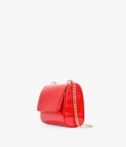 Bosanova Sac Minaudières | Petits Sacs | Sac de soirée en cuir verni rouge