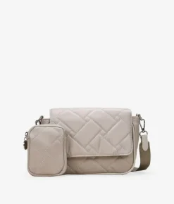 Bosanova Sacs À Bandoulière | Petits Sacs | Sac en nylon gris avec bourse