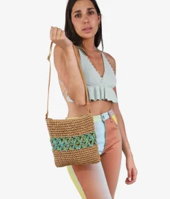 Bosanova Sacs À Bandoulière | Sacs Raphia Et Crochet | Sac en raphia marron