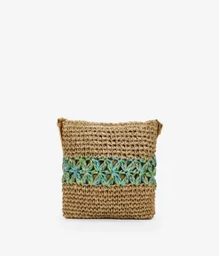 Bosanova Sacs À Bandoulière | Sacs Raphia Et Crochet | Sac en raphia marron