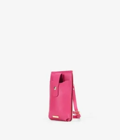 Bosanova Sac Minaudières | Sacs À Bandoulière | Sac mobile rose avec portefeuille