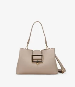 Bosanova Sacs À Bandoulière | Sacs Porté Épaule | Sac nude avec rabat et fermoir