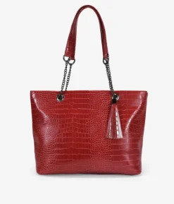 Bosanova Sacs Shopper | Sacoche Pour Ordinateur Portable | Sac ordinateur rouge effet coco