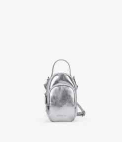 Bosanova Sacs À Bandoulière | Petits Sacs | Sac pour téléphone portable argenté avec fermeture éclair