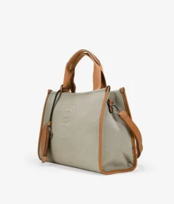 Bosanova Sacs À Bandoulière | Sacs Shopper | Sac rectangulaire beige avec fermeture éclair