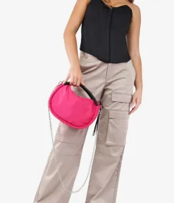 Bosanova Sacs Porté Épaule | Sacs À Main | Sac rose avec chaîne croisée