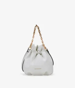 Bosanova Sacs À Bandoulière | Petits Sacs | Sac sac blanc avec chaîne et poignée croisée
