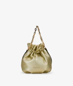 Bosanova Sacs À Bandoulière | Petits Sacs | Sac sac doré avec chaîne et poignée croisée