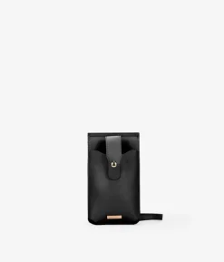Bosanova Sacs À Bandoulière | Sac Minaudières | Sacoche mobile noire avec portefeuille