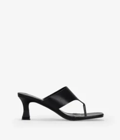 Bosanova Sandales À Talons | Chaussures De Fête | Sandales à bout noir avec talon