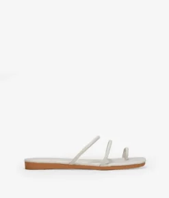 Bosanova Sandales Plates | Sandales à brides blanches