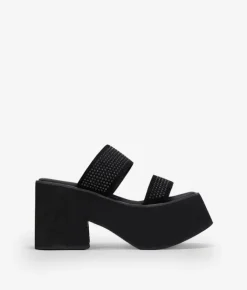 Bosanova Sandales À Talons | Sandales à plateforme noires