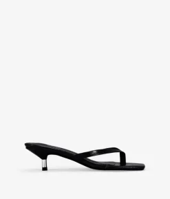 Bosanova Sandales À Talons | Sandales à talons noires avec bride arrière