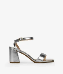 Bosanova Sandales À Talons | Chaussures De Fête | Sandales argentées à talon