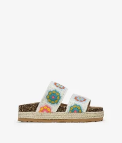 Bosanova Sandales Spartiates | Sandales blanches au crochet avec sparte