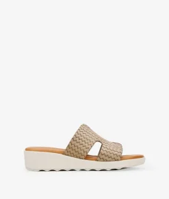 Bosanova Sandales Compensées | Chaussures En Cuir | Sandales compensées en cuir marron