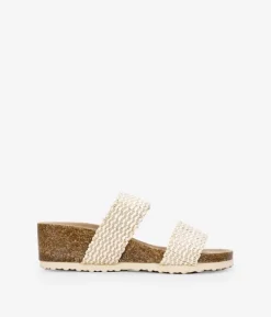 Bosanova Sandales Compensées | Sandales compensées en liège beige