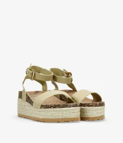 Bosanova Sandales Spartiates | Sandales Plateformes | Sandales de sable avec plateforme en sparte