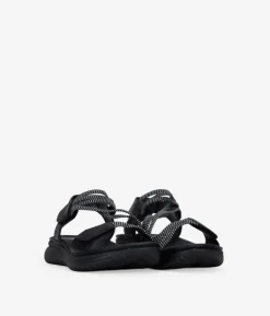 Bosanova Sandales De Sport | Sandales de sport noires à fermeture facile