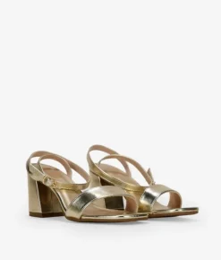 Bosanova Sandales À Talons | Chaussures De Fête | Sandales dorées à talon